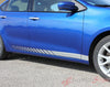 2013-2016 Dodge Dart Dash Mopar Style Side Door Lower Rocker Panel Vinyl Graphics 3M Stripes- Passenger Side View