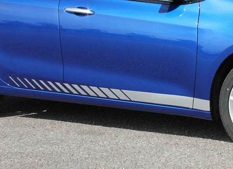 2013-2016 Dodge Dart Dash Mopar Style Side Door Lower Rocker Panel Vinyl Graphics 3M Stripes