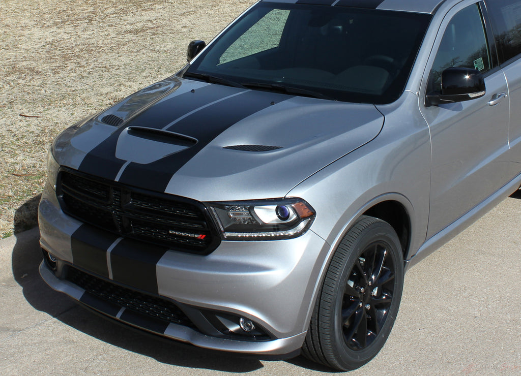 2014-2024 Dodge Durango Hood Racing Stripes SUV Rally Vinyl Graphic 3M Decals Package