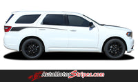 Detailed view of 2011-2024  Dodge Durango Side Stripes Propel SUV Vinyl Graphic 3M Decals Package