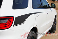 Detailed view of 2011-2024  Dodge Durango Side Stripes Propel SUV Vinyl Graphic 3M Decals Package