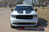 Detailed view of 2011-2024  Dodge Durango Hood Stripes Propel SUV Vinyl Graphic 3M Decals Package