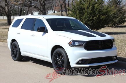 Detailed view of 2011-2024  Dodge Durango Hood Stripes Propel SUV Vinyl Graphic 3M Decals Package