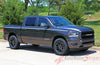 Detailed view of 2019-2025 Dodge Ram Stripes Side Door Body Decals Truck Edge Vinyl Graphic 3M Stripe Package