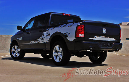 Solid Color Silver Metallic on Black or Blue Paint Example