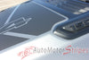 Hood Detailed view of 2019-2025 Dodge Ram Rebel Hood Decals 1500 Stripes Truck Vinyl Graphic 3M Stripe Package