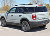 Detailed view of 2021-2026 Ford Bronco Sport RIDER Side Body Stripes Upper Door Accent Decals Vinyl Graphics Kits 3M