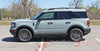 Detailed view of 2021-2025 Ford Bronco Sport RIDER Side Body Stripes Upper Door Accent Decals Vinyl Graphics Kits 3M