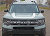 Detailed view of 2021-2026 Ford Bronco Sport REVIVE Retro Hood Stripes Accent Decals Vinyl Graphics Kits 3M