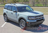 Detailed view of 2021-2026 Ford Bronco RIDER Hood Stripes Accent Decals Vinyl Graphics Kits 3M