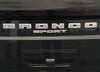 Detailed view of 2021-2026 Ford Bronco Sport LETTER TEXT Front Grill and Rear Gate Decals Accent Vinyl Graphics 3M
