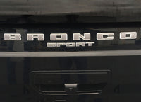 Detailed view of 2021-2026 Ford Bronco Sport LETTER TEXT Front Grill and Rear Gate Decals Accent Vinyl Graphics 3M
