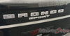 Detailed view of 2021-2025 Ford Bronco Sport LETTER TEXT Front Grill and Rear Gate Decals Accent Vinyl Graphics 3M