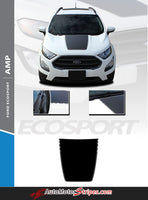 2013-2020 2021 2022 Ford EcoSport AMP Center Hood Accent Vinyl Graphic 3M Stripes Decal