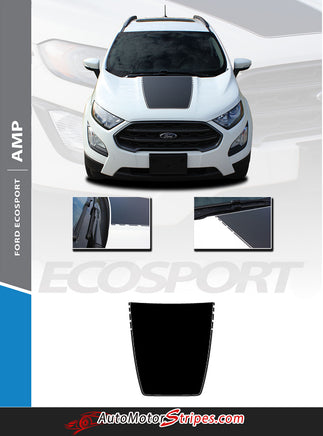 2013-2020 2021 2022 Ford EcoSport AMP Center Hood Accent Vinyl Graphic 3M Stripes Decal