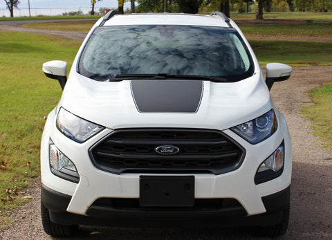 2013-2019 2020 2021 2022 Ford EcoSport AMP Center Hood Accent Vinyl Graphic 3M Stripes Decal