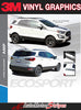 2013-2020 2021 2022 Ford EcoSport AMP Side Door Stripes Accent Vinyl Graphic 3M Decal