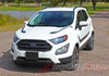 2013-2019 Ford EcoSport Flyout Side Door Stripes and Hood Accent Vinyl Graphic 3M Decal