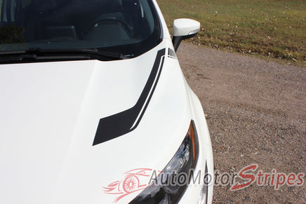 2013-2019 Ford EcoSport Flyout Side Door Stripes and Hood Accent Vinyl Graphic 3M Decal