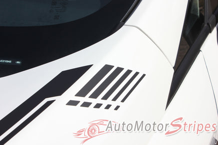 2013-2019 Ford EcoSport Flyout Side Door Stripes and Hood Accent Vinyl Graphic 3M Decal