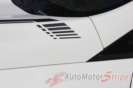 2013-2019 Ford EcoSport Flyout Side Door Stripes and Hood Accent Vinyl Graphic 3M Decal
