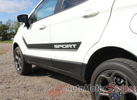 2013-2019 Ford EcoSport Flyout Side Door Stripes and Hood Accent Vinyl Graphic 3M Decal