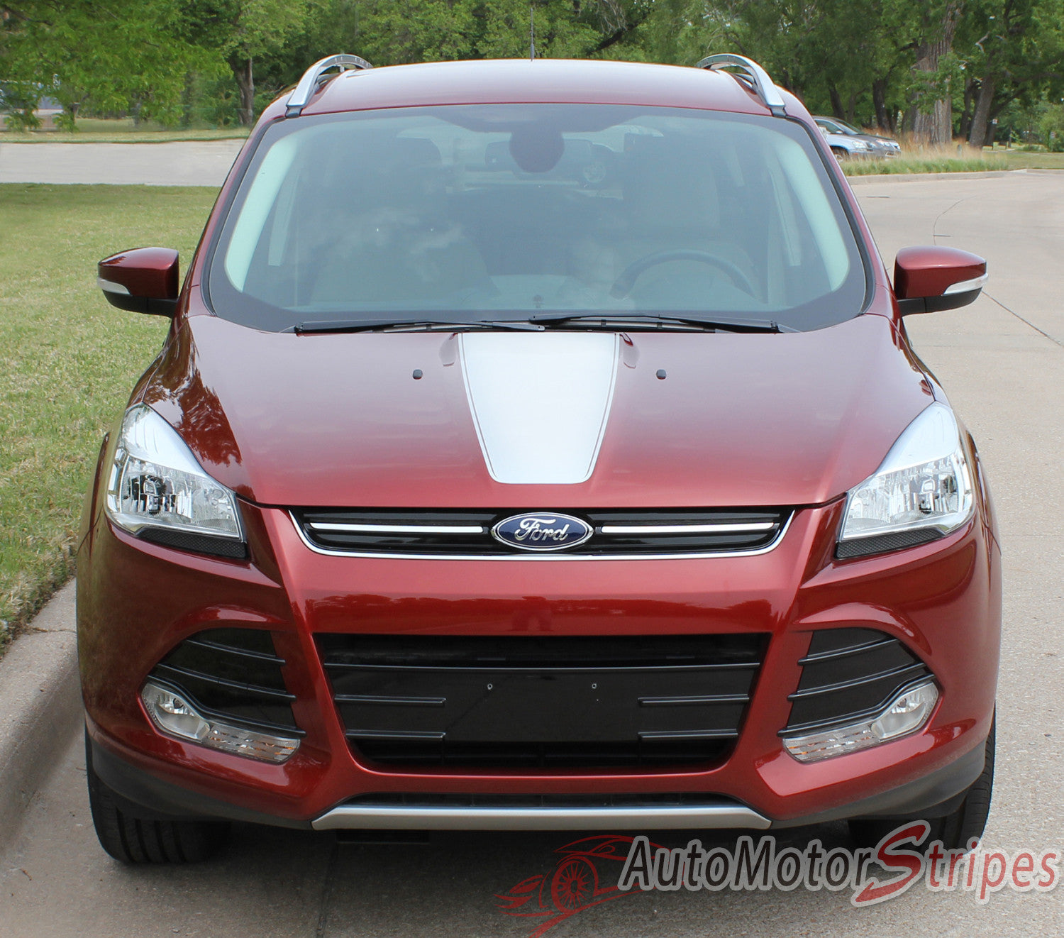 2013-2019 Ford Escape Stripes Center Hood Decals CAPTURE Vinyl Graphic ...