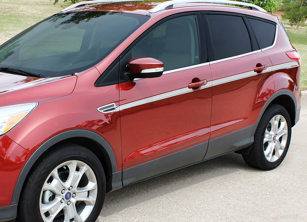 2013-2019 Ford Escape Outbreak Mid Door Body Accent Line 3M Vinyl Decal Graphic Stripes