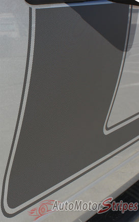 Ford F-150 Force One Factory Style Hockey Stick Side Vinyl Decal Graphic - Screen Print Color Option