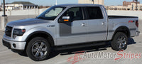 Ford F-150 Force One Factory Style Hockey Stick Side Vinyl Decal Graphic - Screen Print Color Option