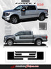 2009-2014 and 2015-2019 Ford F-150 Force One Factory Style Hockey Stick Side Vinyl Decal Graphic - Solid Option
