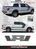 2009-2014 Ford F-150 Force Two Factory Style Hockey Stick Side Vinyl Decal Graphic Stripes - Screen Print Color Option