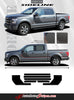 Detailed view of 2015-2020 Ford F-150 Sideline Special Edition Appearance Package Style Hockey Stripe Vinyl Decal 3M Graphic