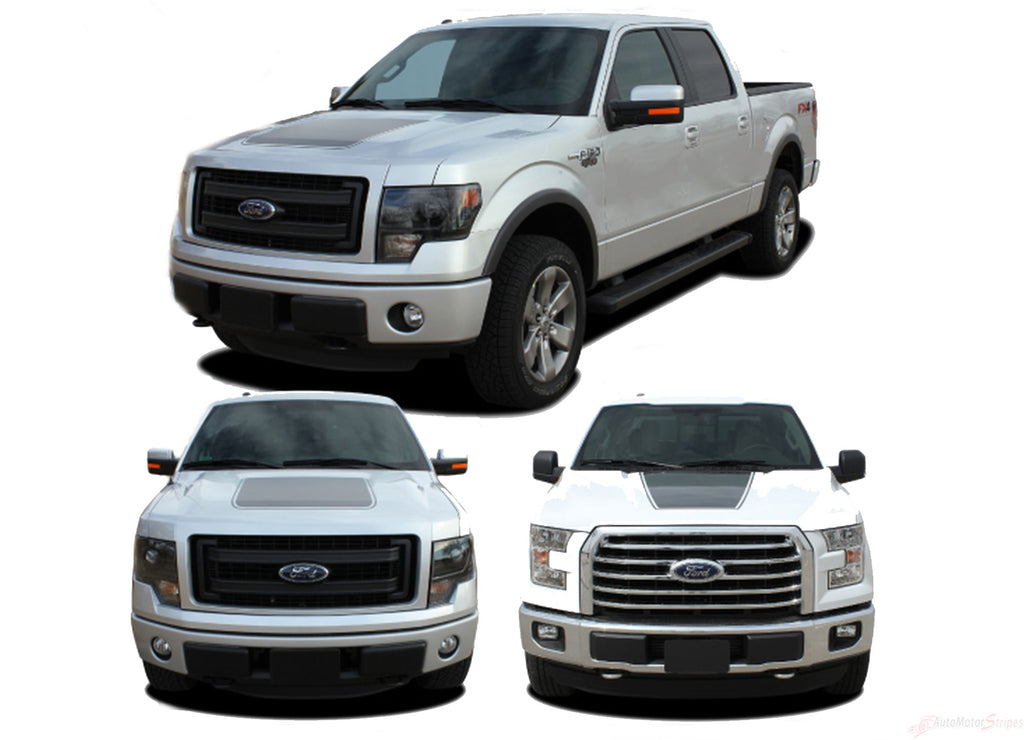 2009-2014 or 2015-2020 Ford F-150 Force Hood Factory Style Vinyl Decal Graphic Stripes