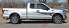 Passenger Side Profile of 2015-2017 Ford F-150 Apollo Front Fender to Side Door Panel Vinyl Graphics Decals 3M Stripes Kit