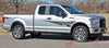 Passenger Side of 2015-2020 Ford F-150 Apollo Front Fender to Side Door Panel Vinyl Graphics Decals 3M Stripes Kit