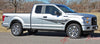 Passenger Side of 2015-2019 2020 Ford F-150 Apollo Front Fender to Side Door Panel Vinyl Graphics Decals 3M Stripes Kit