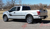Driver Side Rear for 2016 Ford F-150 Eliminator Side Door Panel Hockey Stick Style Vinyl Graphics Decals 3M Stripes Kit
