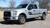 Front Driver Side for Ford F-150 Eliminator Side Door Panel Hockey Stick Style Vinyl Graphics Decals 3M Stripes Kit