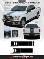 2015-2020 Ford F-150 Center Stripe Factory Style Vinyl Decal Graphic 3M Stripes