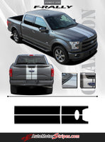 2015-2020 Ford F-150 F-Rally Split Center Rally Racing Vinyl Decal 3M Graphic Stripes