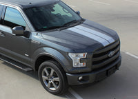Detailed view of 2015-2020 Ford F-150 F-Rally Split Center Rally Racing Vinyl Decal 3M Graphic Stripes