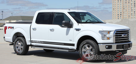 2018 2019 Ford F-150 Breakup Rocker Lower Rocker Stripes Vinyl Decal Graphics