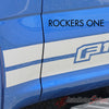 2018 Ford F-150 Rocker Two Lower Rocker Stripes Vinyl Decal 3M Graphics