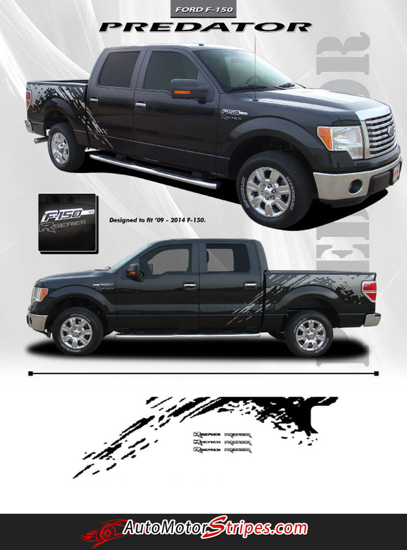 2009-2014 Ford F-150 Predator Factory Style Bed Raptor Mudslinger Styl ...