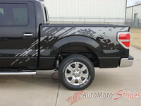 2009 - 2014 Ford F-150 Predator Factory Style Bed Raptor Mudslinger Style Vinyl Decal Graphic 3M Stripes