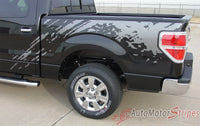 2009 - 2014 Ford F-150 Predator Factory Style Bed Raptor Mudslinger Style Vinyl Decal Graphic 3M Stripes
