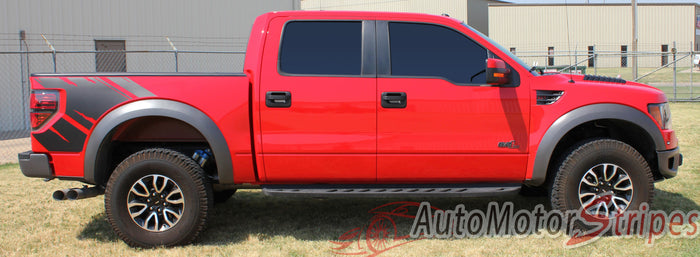 2009-2014 Ford F-150 Predator 2 Factory Raptor Style Bed Vinyl Decal G ...