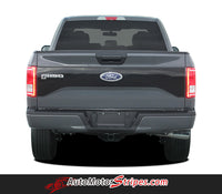 2015-2016 2017 Ford F-150 Route Hood and Tailgate Blackout Vinyl Decal 3M Graphic Stripes