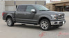 2009-2014 and Detailed view of 2015-2020 Ford F-150 Quake Hood and Sides Combo Factory Tremor FX Style Hockey Stick Side Vinyl Decal Graphic Stripes